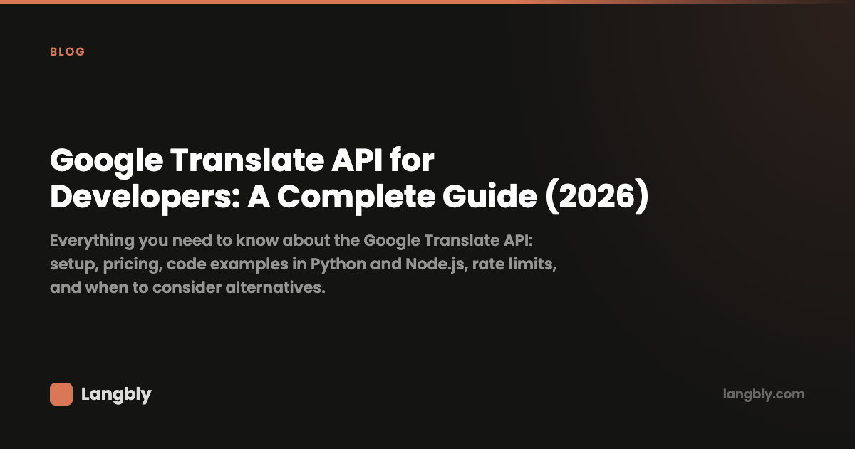 language translator using google api in python |... Google Translate API Guide 2026: Setup & Code
